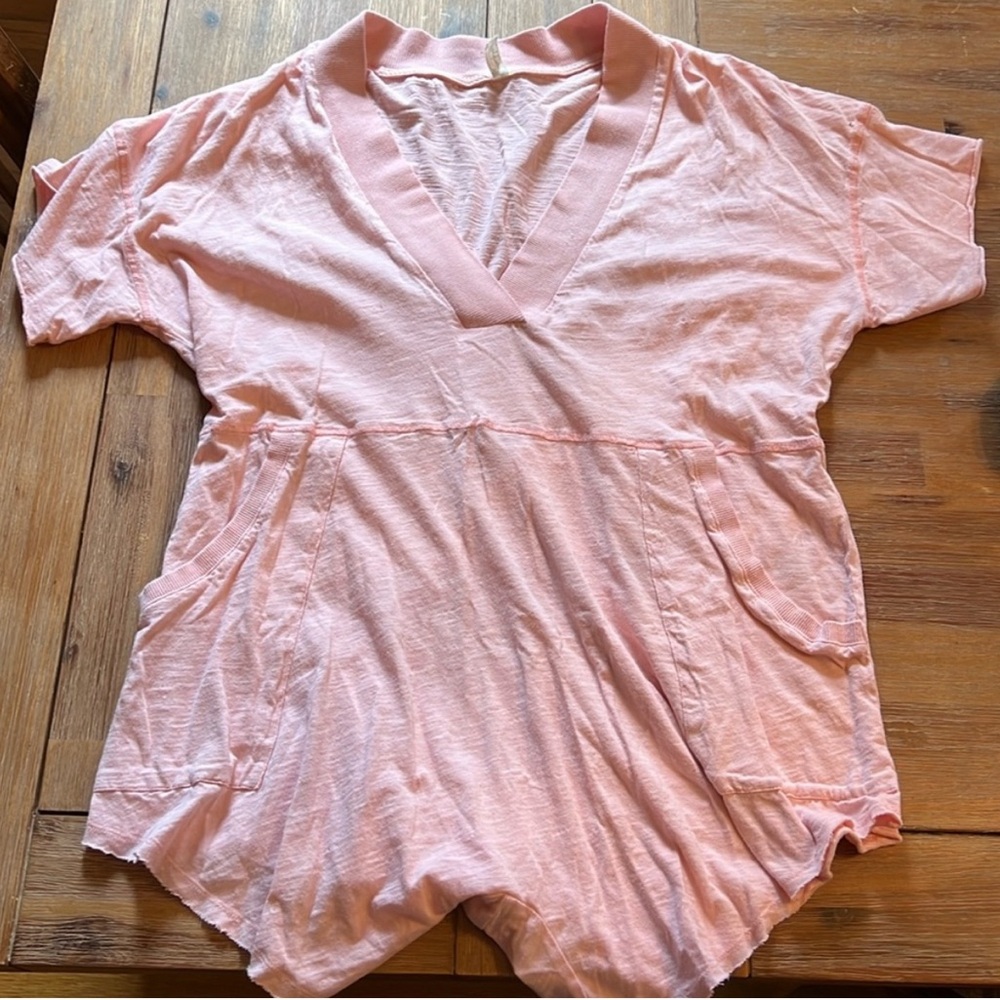 Free People Tshirt Romper